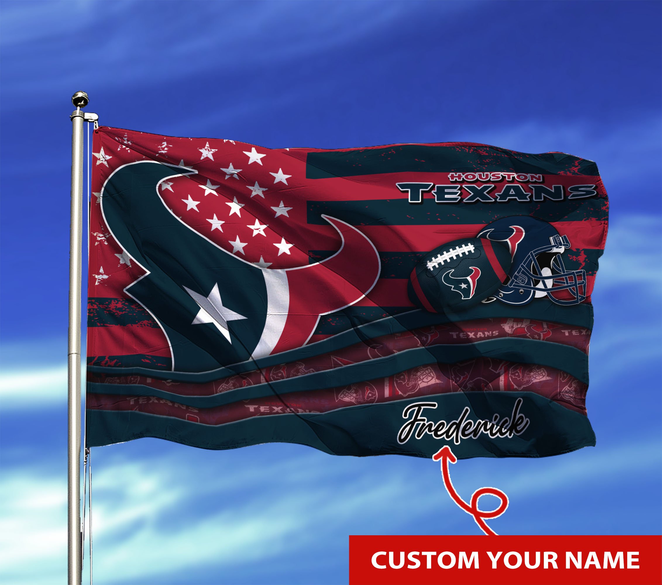 Houston Texans Custom Flag3x5ft For This Season TU26897